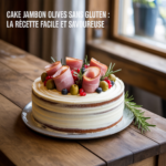 Cake jambon olives sans gluten