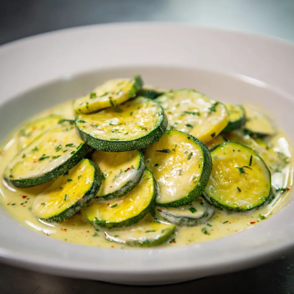Recette de crème de courgettes sans lait