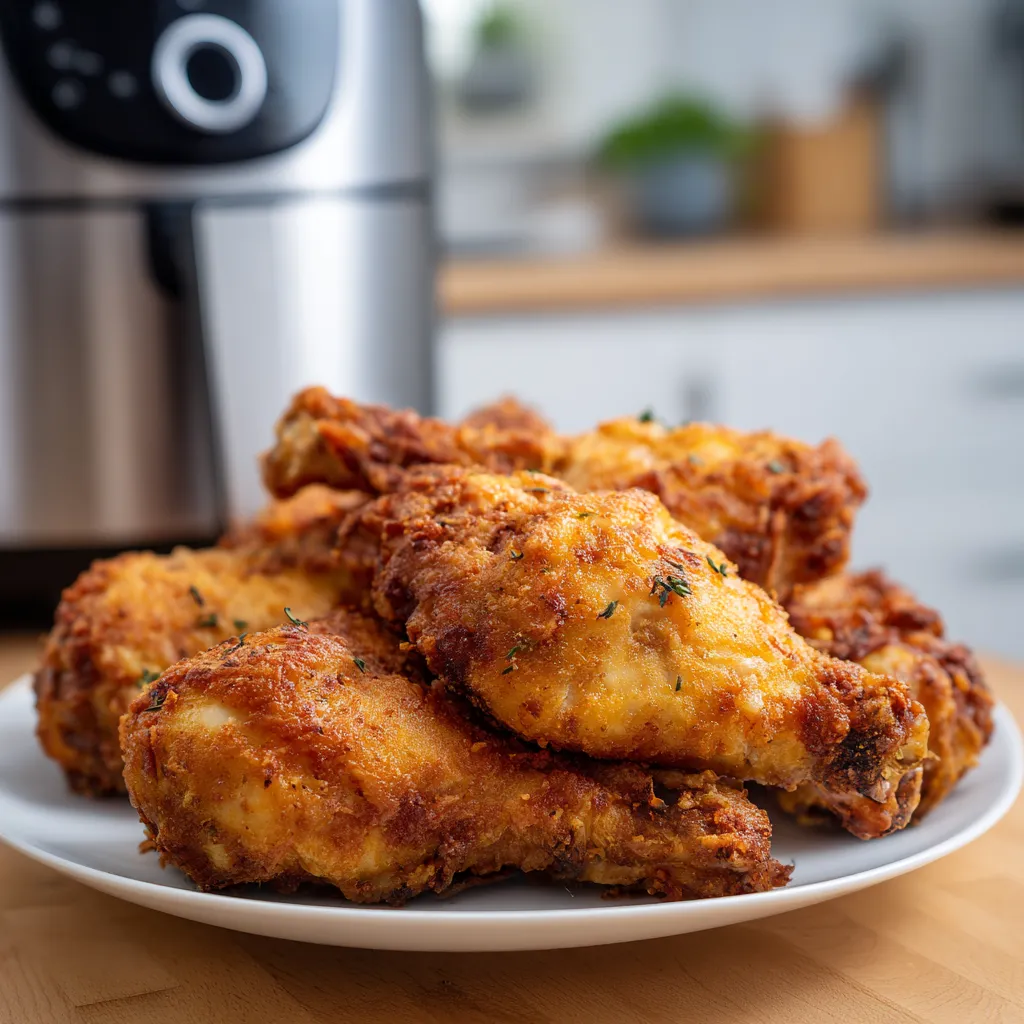Recette cuisses de poulet croustillantes à l’Airfryer