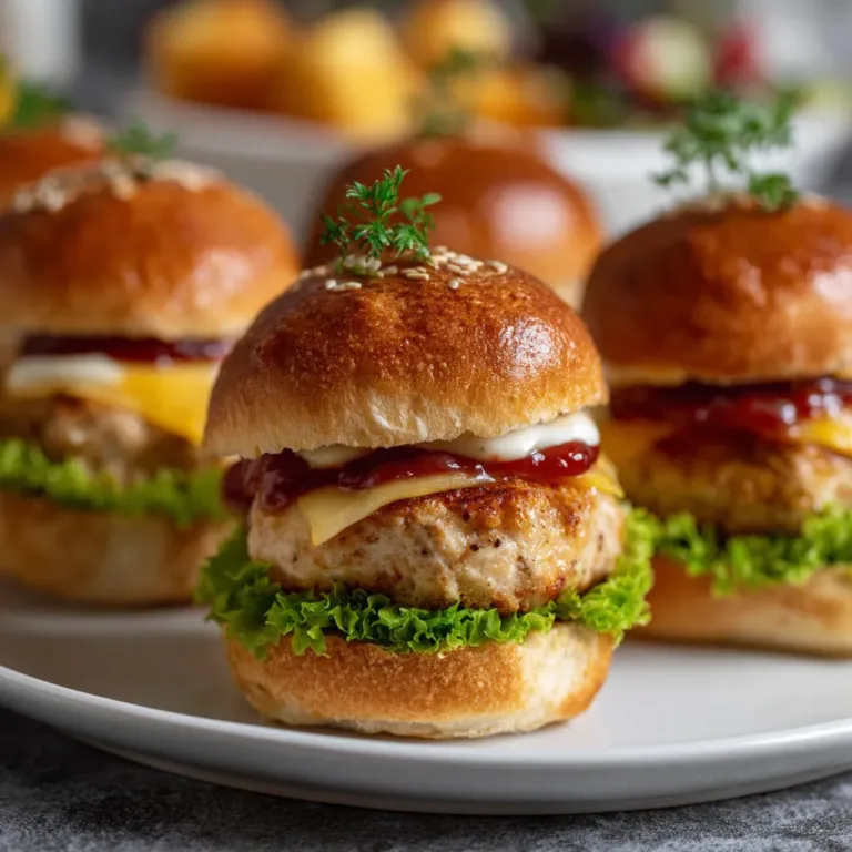 Recette mini burgers de poulet à l’Airfryer