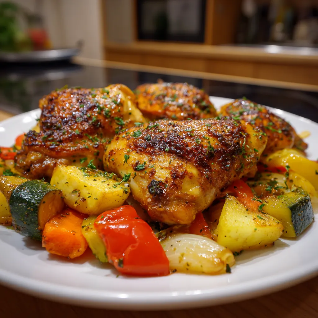Recette poulet et légumes à l’Airfryer