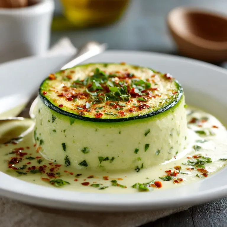 Recette de crème de courgettes sans lait