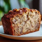 Banana bread aux noix pour petit-déjeuner d’hiver