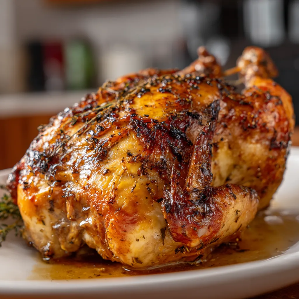 Chapon rôti