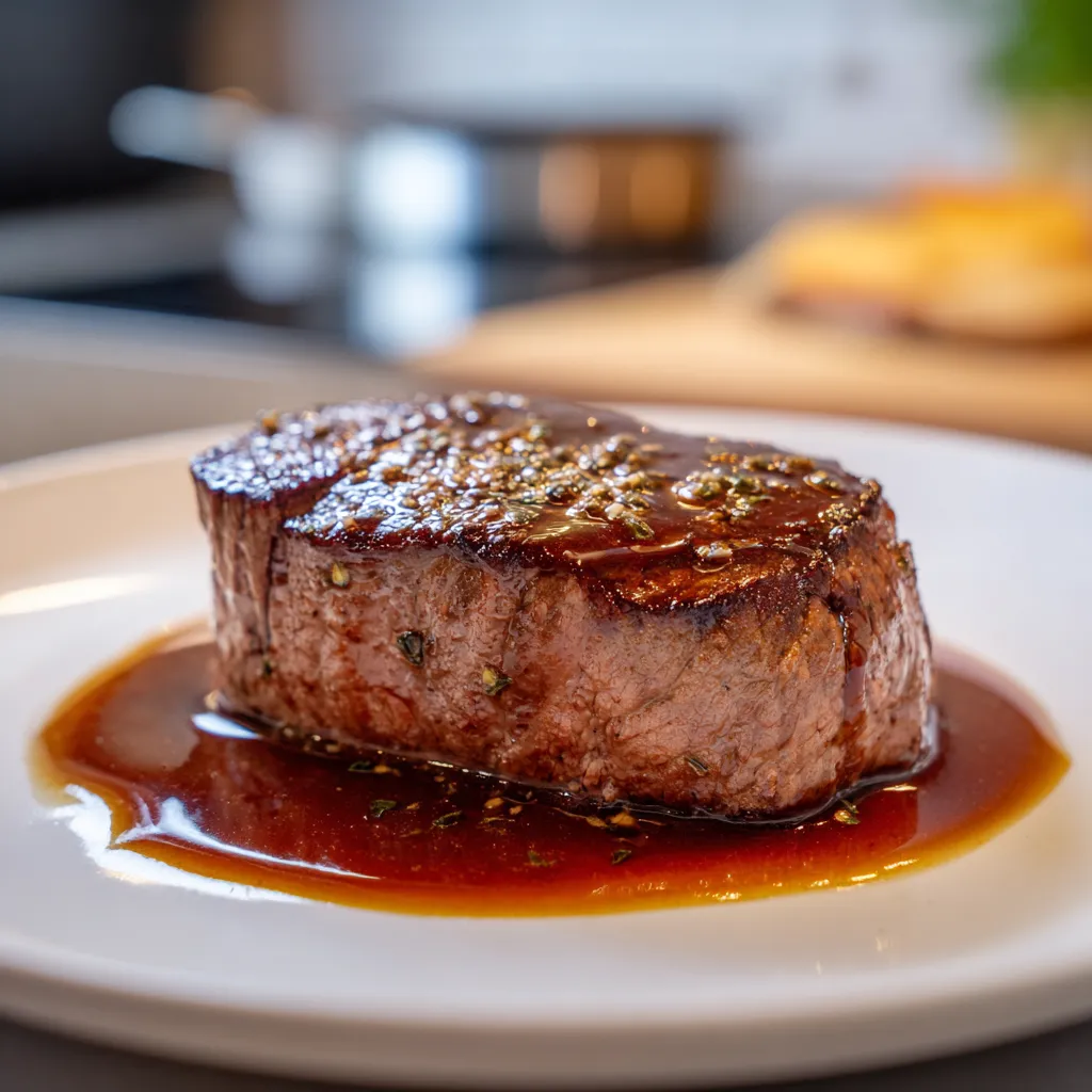 Filet de bœuf sauce gros-sel
