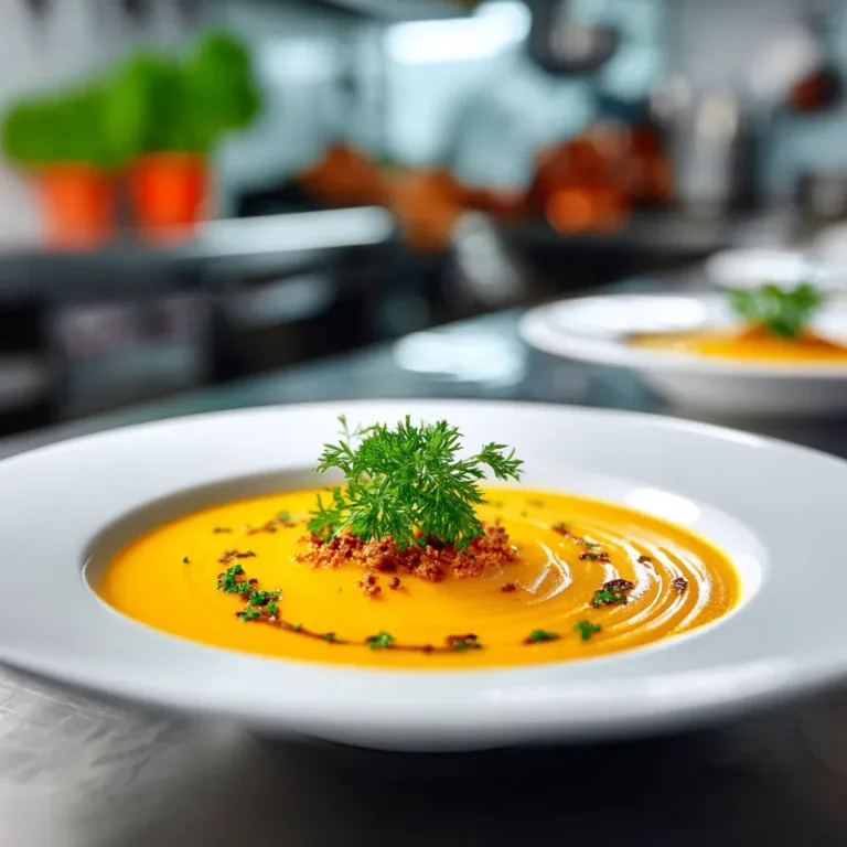 Soupe de courge butternut