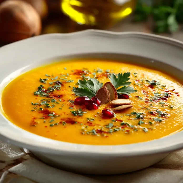 Soupe de courge potimarron