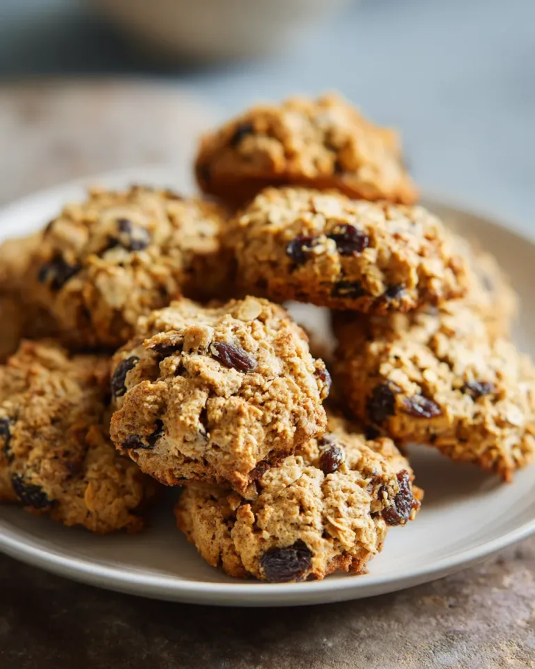 Cookies avoine-raisins pour goûter cocooning